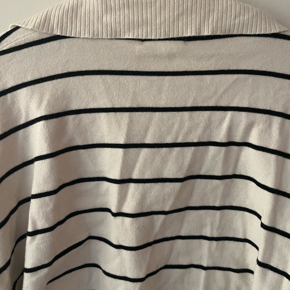 Striped Collared Sweater - Picture 4 of 5